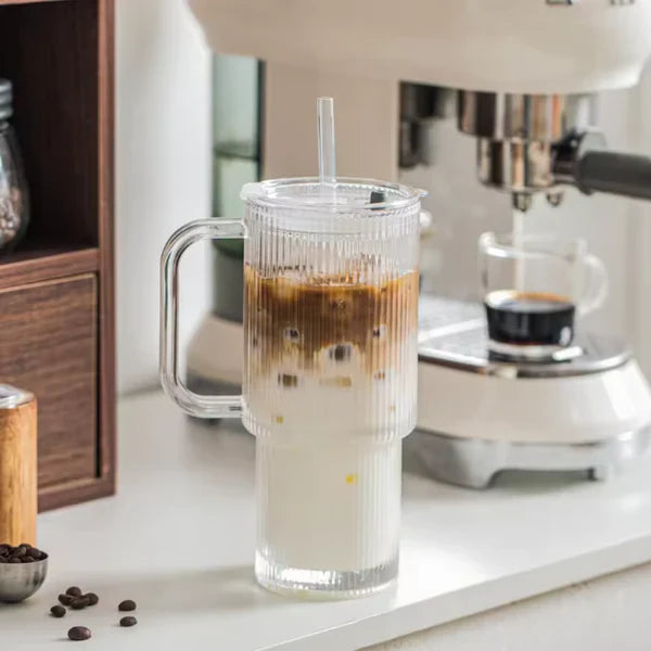 Cuppins® Kapaklı Sızdırmaz Cam Bardak